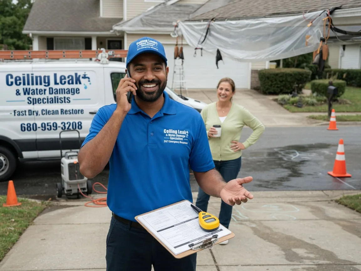 Ceiling Leak Cleanup New Marshfield, OH FAQs